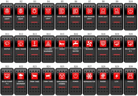 Carling Rocker Switch Labels View Carling Rocker Switch Labels Jh Product Details From Ningbo