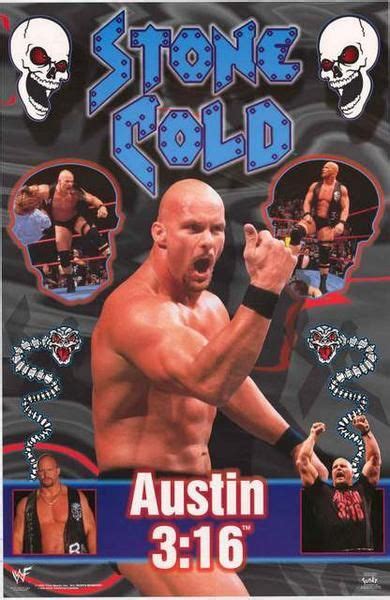 Stone Cold Steve Austin 1999 Wwf Wrestling Poster 22x34 Bananaroad