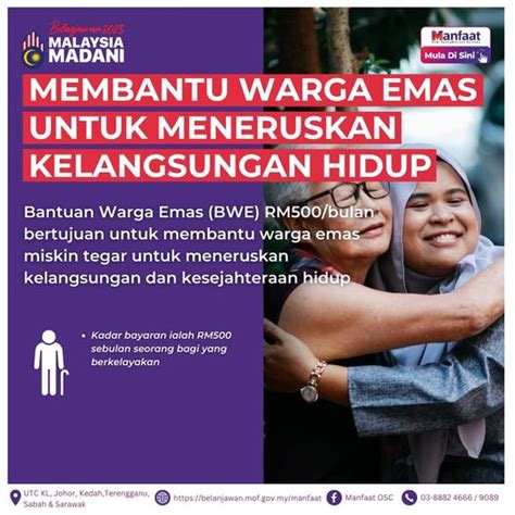 Bantuan Warga Emas RM500 Sebulan Cara Mohon Serta Syarat Kelayakan