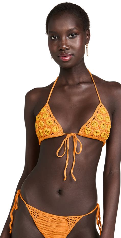 Buy Cult Gaia Alivia Bikini Top Marigold At Off Editorialist