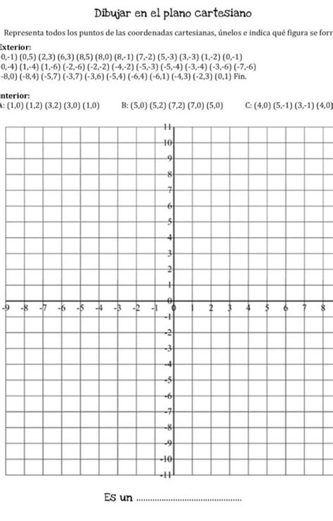 Representa Los Siguientes Puntos En El Plano Cartesiano Hot Sex Picture