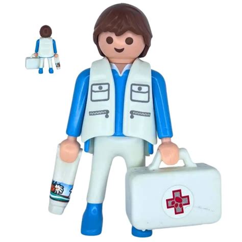 FIGURINE DE MÉDECIN Playmobil avec mallette EUR 2 29 PicClick FR