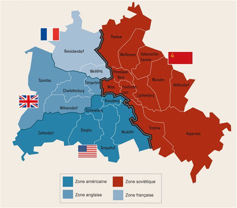 Berlin Ouest Voyage Carte Plan