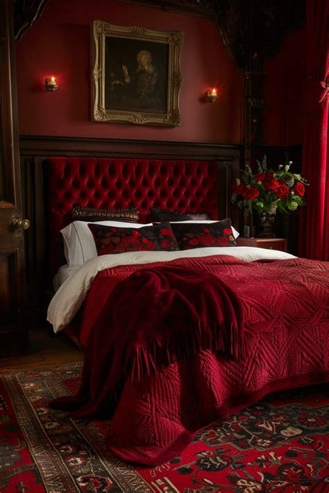 19 Red Bedroom Ideas That'll Make You Forget All About "50 Shades ...