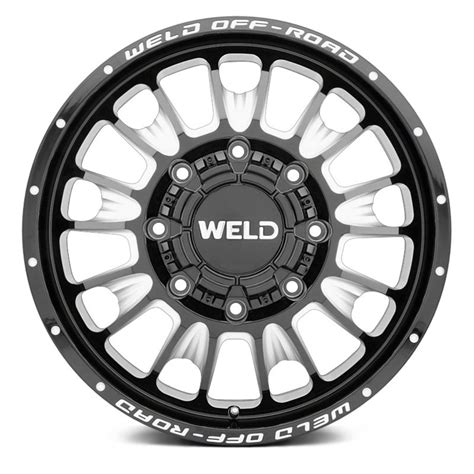 Weld Off Road Scorch Dually W Wheels Gloss Black With Milled