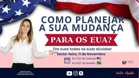 Live 12 Como planejar a sua Mudança para os EUA Tire todas as suas