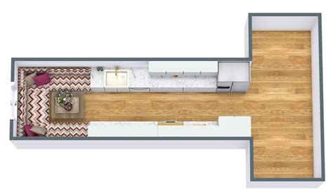 Galley Kitchen Floor Plans