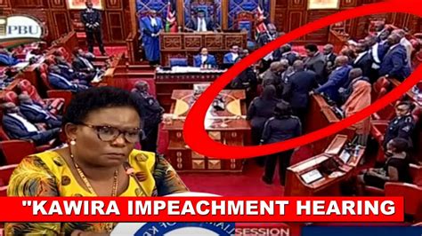 Live Drama In Senate As Both Ruto And Raila Men Impeach Meru Governor