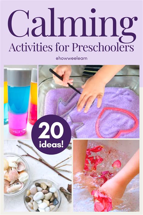 Calming Activities For Preschoolers How Wee Learn
