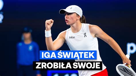 Iga Świątek Simona Waltert 6 3 6 1 Billie Jean King Cup SKRÓT