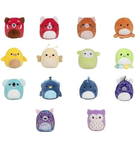 14pc Squishville set in 2023 | Rainbow plush, Animal plush toys, Plush