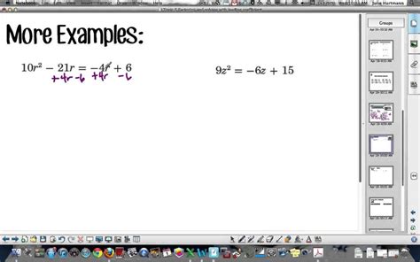 Topic 5 Part 2 Solving Ax2 Bx C 0 Youtube