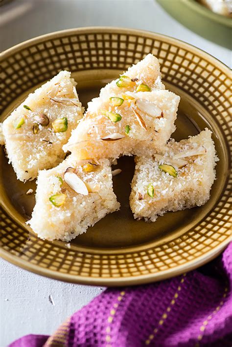 Delicious Coconut Burfi Recipe for Festivals - mytastycurry.com