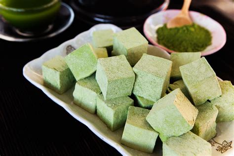 Homemade Matcha Marshmallows Recipe Food Is Four Letter Word