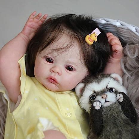 Anano Reborn Dolls Girl Silicone Body 18 Inch Full Silicone Baby Reborn