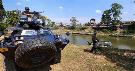 Pga Guna Afv Commando Pantau Sempadan Sepanjang Sungai Golok Berita