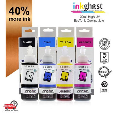 Ink👻 Refill Ink For Epson Ecotank 664 T664 Et2500 Et2550 Et2650 Et4500