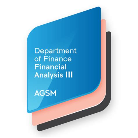 department  finance financial analysis iii credly