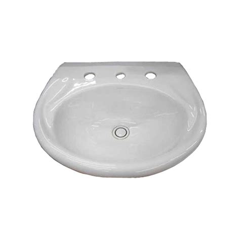 Caroma Wall Basin Bathroom Vanity 3 Tap Hole Fowler Tasman Deluxe