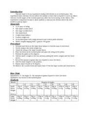 Inclined Plane Lab Report - Introduction This lab report is for an ...