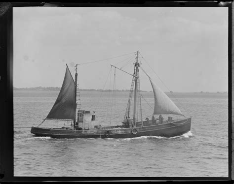 Fishing Boat Sail Up Digital Commonwealth