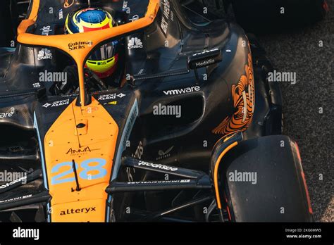 Oscar Piastri Aus Mclaren Mcl Formula Testing Yas