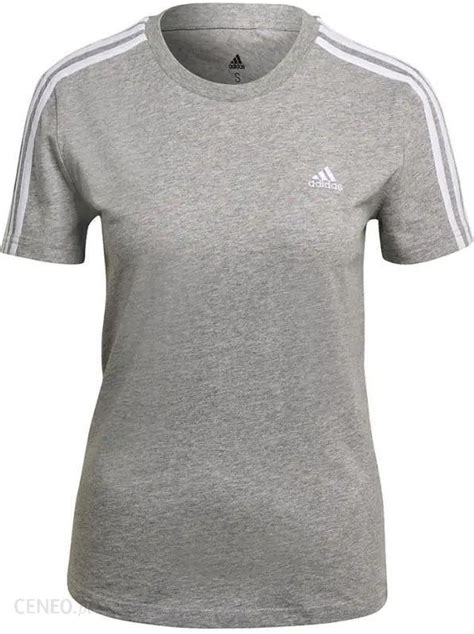 Koszulka Adidas Essentials Slim W Gl Kolor Szary Srebrny Rozmiar