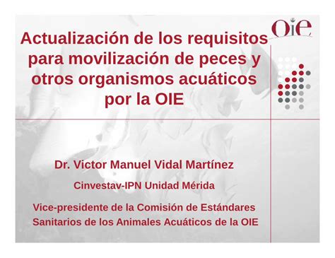 Pdf Actualización De Los Requisitos Para Movilización De Peces Y Otros Vidal131014180605