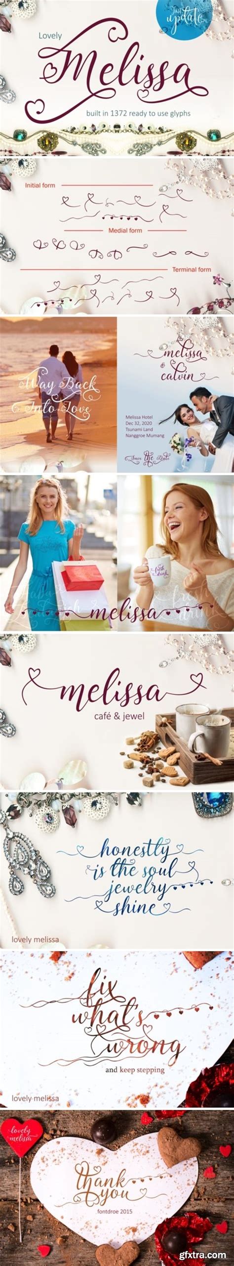 Lovely Melissa Font Gfxtra