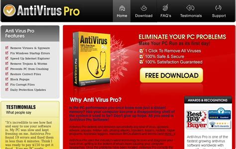 Escritor de código: Los antivirus rogue