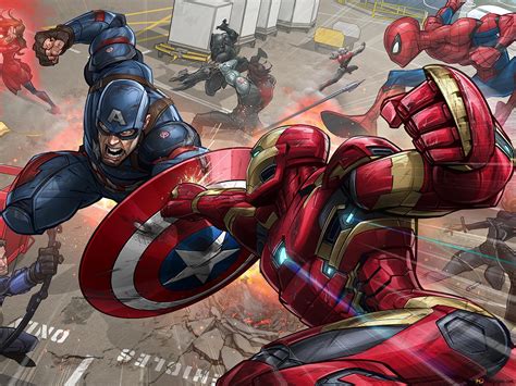 Top 65 Imagen Capitan America Vs Iron Man Spiderman Abzlocal Mx