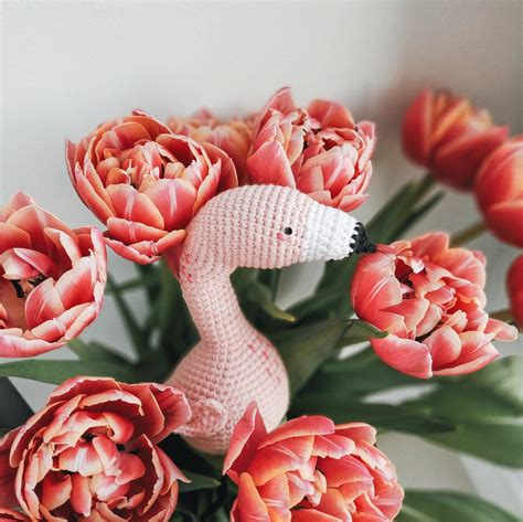 Pink Flamingo Crochet Pattern Flamingo Amigurumi Tutorial Etsy