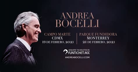 Andrea Bocelli Y Susana Zabaleta Darán Conciertos En México