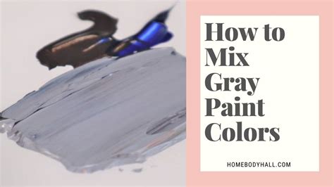 How To Mix Gray Paint Colors Great For Acrylic Pouring Youtube