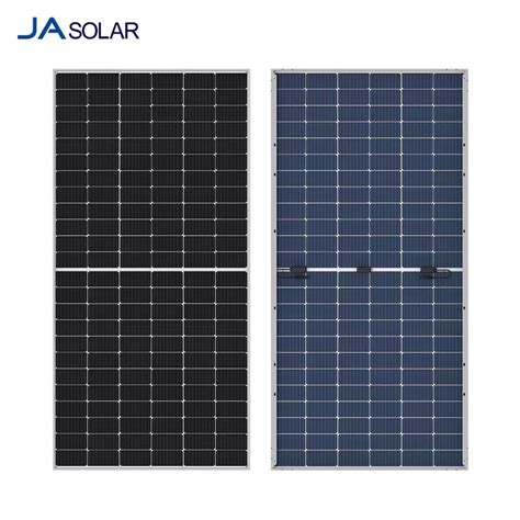 Ja Perc Half Cell 330w 335w 340w 345w 350w Solar Panel Bifacial Solar Modulesbifacial Solar