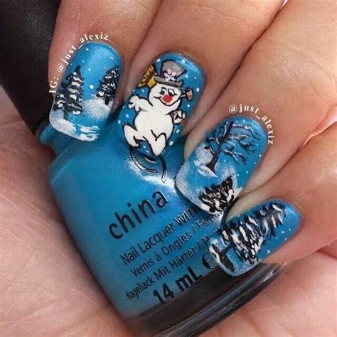 Pin On Uñas Fantasticas El Arte Del Clavo Xmas Nails Snowman Nail