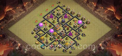 Best Max Levels War Base Th8 With Link Hybrid 2024 Town Hall Level 8