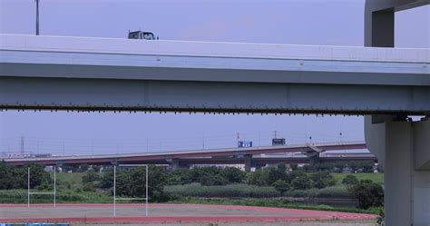 A traffic jam at the downtown street and highway telephoto shot ...