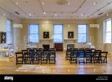 Interior of the The Old State House, Boston Stock Photo - Alamy