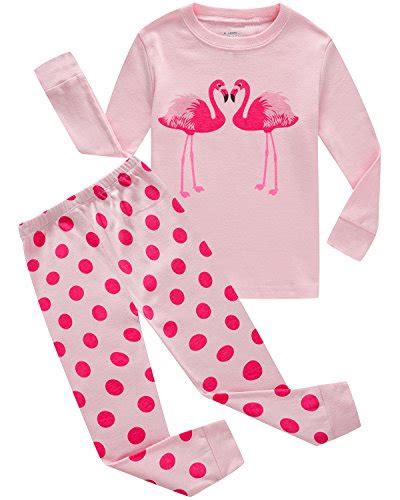 Buy Little Pajamas Girls Pajamas Flamingo 100 Cotton Toddler Pjs Kids