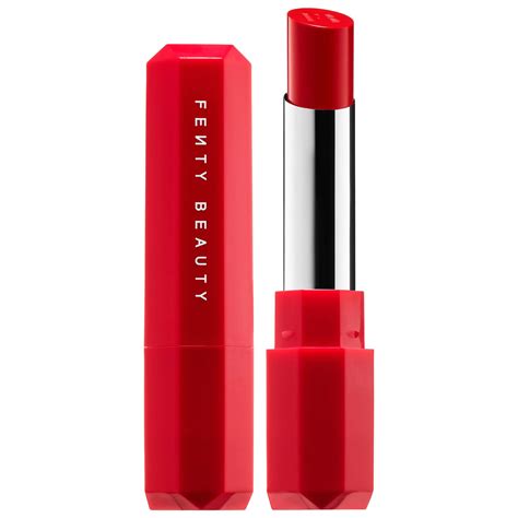 Fenty Beauty Poutsicle Juicy Satin Lipstick Hot Blooded | Glambot.com ...