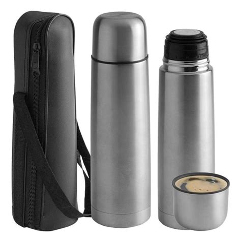 Thermos Rosberg R B Ml Pereti Dubli Husa Si Ceasca Inox