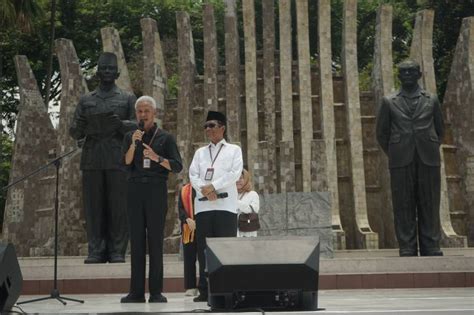 Alasan Ganjar Mahfud Md Memilih Tugu Proklamasi Jadi Titik