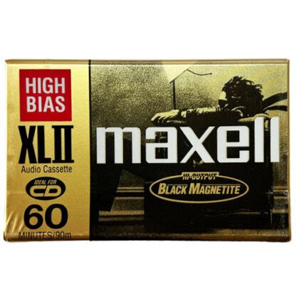 Maxell Xl Ii Black Magnetite Us Audiokazety Mc Kazety