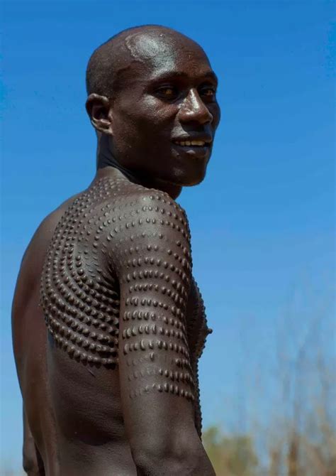 African Scarification Process