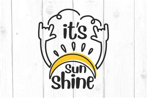 Its Sunshine Svg Graphic By Joshcranstonstudio Creative Fabrica