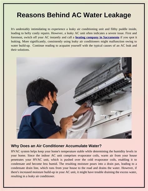 Reasons Behind Ac Water Leakage By Ace Plumbing Issuu