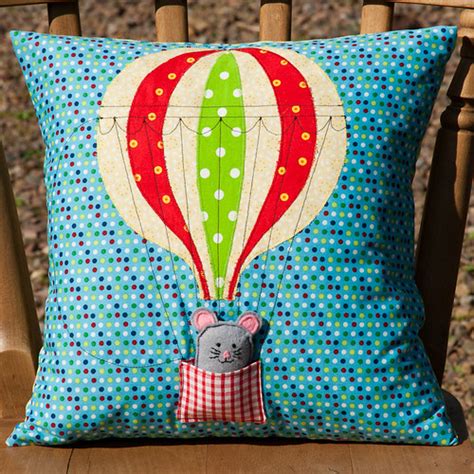 Hot Air Balloon Cushion Cover Blogged Bearpawandbearpaw B… Flickr