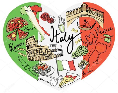 Italy Icons Stock Vector Image By OMW 48698031