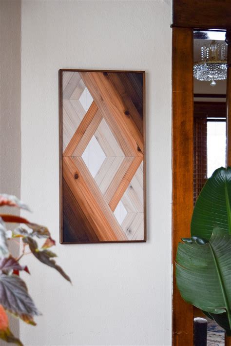 PORTAL in White Wood Wall Art Hanging Wooden Wall Art Art Deco Art ...